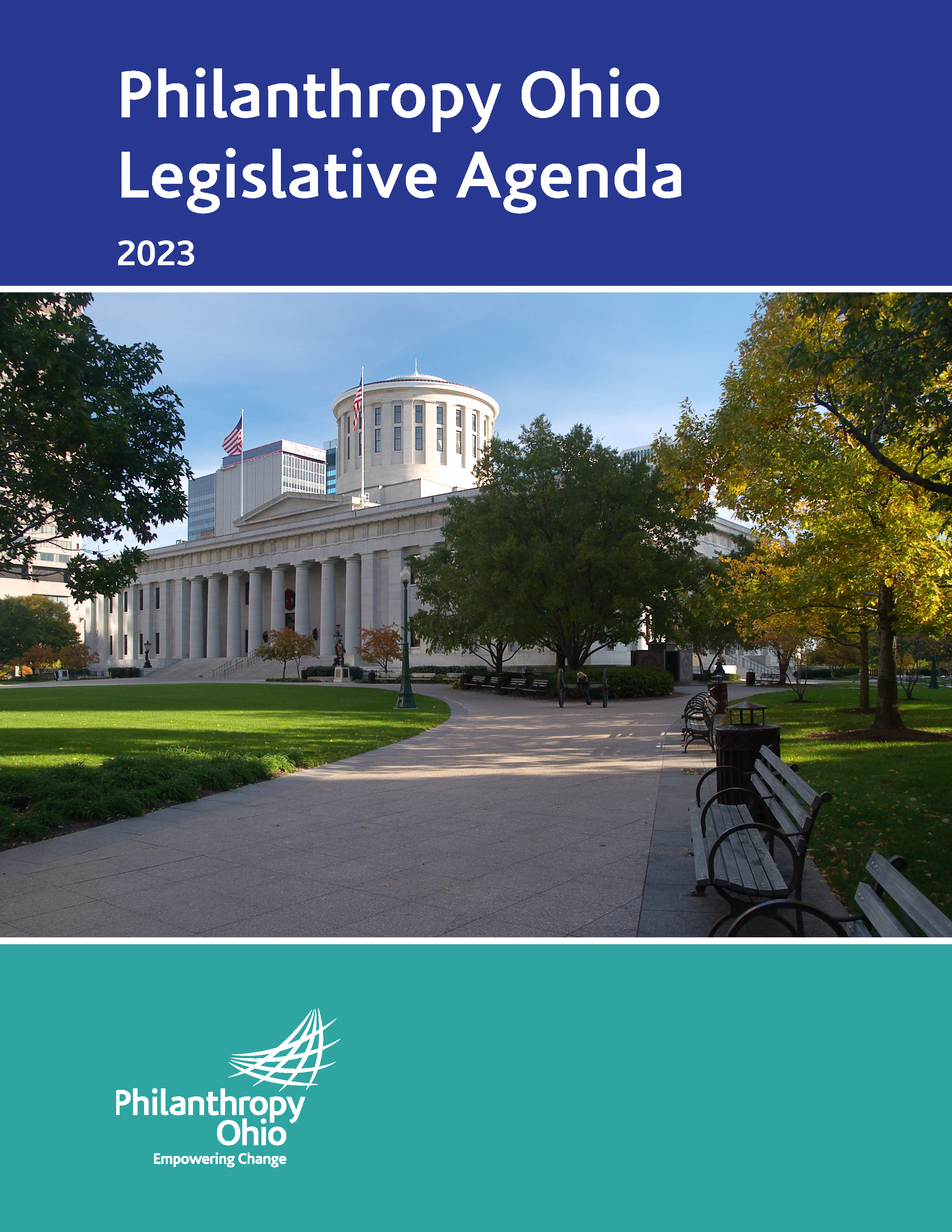 cover of legislative agenda