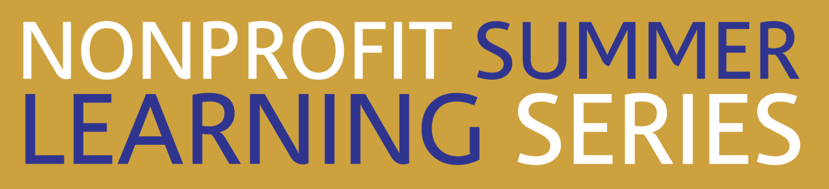 nonprofit summer learning series banner