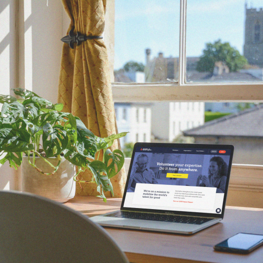 laptop on desk